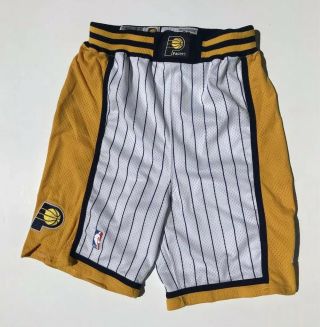 Vtg Indiana Pacers 90s Champion Nba Game Shorts Size 36 Player Edition 1998 1999