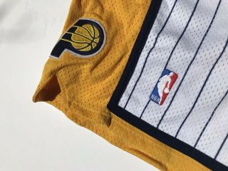 Vtg Indiana Pacers 90s Champion NBA Game Shorts Size 36 Player Edition 1998 1999 7