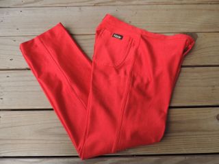 Vintage Frederick ' s of Hollywood Red Spandex Pants High Waist Disco Jeans M 5