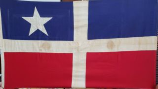 Vintage Flag / Municipality Of Lares Puerto Rico / Annin Co.  1950 