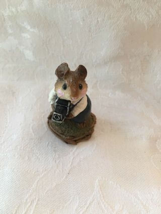 Wee Forest Folk Camera Mouse Photographer 1981 Rare