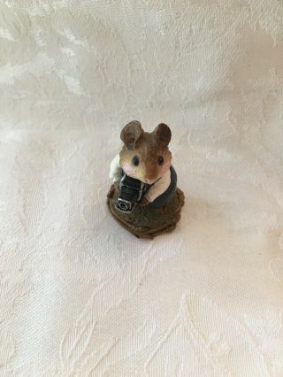 Wee Forest Folk Camera Mouse Photographer 1981 RARE 2