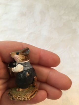 Wee Forest Folk Camera Mouse Photographer 1981 RARE 3