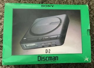 Vintage Sony D - 2 Discman D2 Digital Cd Player