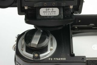 EXC,  RARE Nikon F2 Photomic SB DP - 3 black body W/ Nikkor - s Auto 50mm f1.  4 12