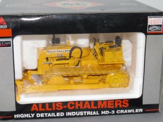 Vintage 1/16 Allis Chalmers HD - 3 Industrial Crawler W/Blade SpecCast NIB tractor 2