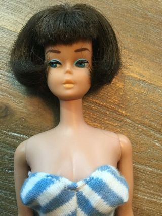 Vintage Barbie Bend Leg American Girl - Very Pretty Brunette