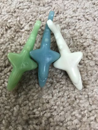 Three Vintage Great White Shark Bites,  Fruit Snacks Gummy Toys 7