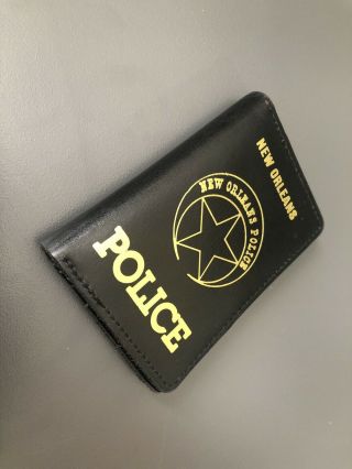 Vintage Orleans Leather Police Wallet Badge Holder