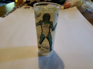 Vintage Universal Monster Pictures Creature Of The Black Lagoon Drinking Glass