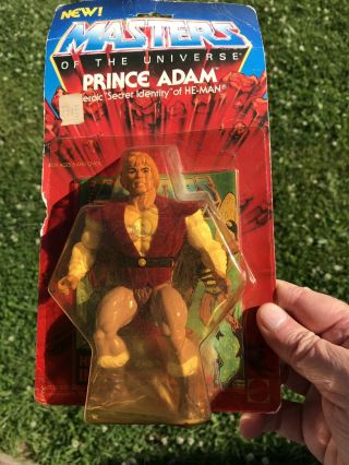 Vintage 1983 Masters Of The Universe Prince Adam Secret Identity Of He Man Toy