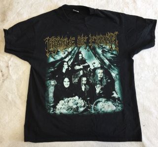 Cradle Of Filth Funeral In Carpathia Shirt Xl Rare 1996 Vintage Anvil