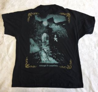 Cradle of Filth Funeral In Carpathia Shirt XL Rare 1996 Vintage Anvil 2