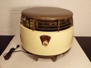 Vintage Sears 3 Speed Hassock Fan Floor Ottoman Electric Foot Stool Fan