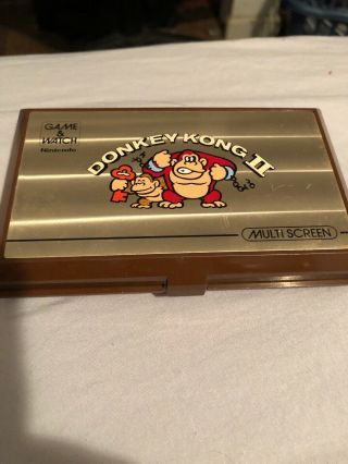 Nintendo Game & Watch Donkey Kong 2 Ii Vintage Game And Watch