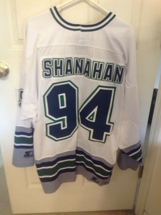 Vintage Hartford Whalers 94 Brendan Shanahan Starter Authentic Hockey Jersey 2xl