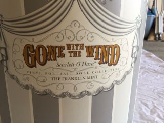 Franklin Gone With The Wind Scarlett O’hara Doll Trunk Wardrobe/ Dresses