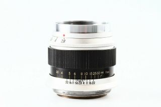 Very Rare Tokyo kogaku Topcor 5cm F 2.  8 Leica LTM39 Lens - From JP 2702 4