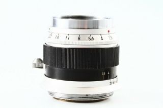 Very Rare Tokyo kogaku Topcor 5cm F 2.  8 Leica LTM39 Lens - From JP 2702 7