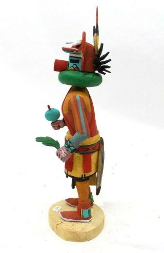 Vtg/Antique Hopi Kachina Doll Tukwinong (Cloud),  Artist Signed Vina Harvey 2