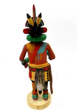 Vtg/Antique Hopi Kachina Doll Tukwinong (Cloud),  Artist Signed Vina Harvey 3