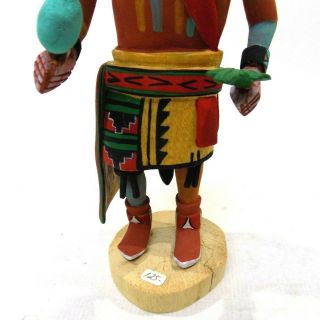 Vtg/Antique Hopi Kachina Doll Tukwinong (Cloud),  Artist Signed Vina Harvey 6