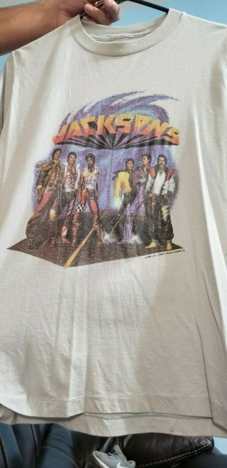 Jackson 5 (6) Michael Jackson T - Shirt - Adult Small - 1984 Victory Tour - Vintage