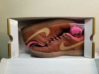 Rare 2007 Vintage Nike Sb Gibson Dunk Low Premium Size 7.  5 Nds Worn Once
