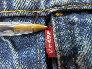 Vtg 60s 70s Levi Big E 70505 2 Pocket Denim Trucker Jacket Type 3 III Faded 4