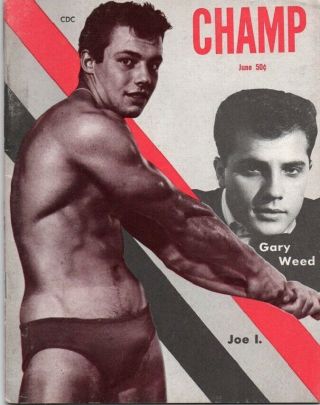 Vintage Champ June 1963 Male Beefcake Physique Mag Sports Wrestling Gay Int
