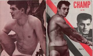 VINTAGE CHAMP JUNE 1963 MALE BEEFCAKE PHYSIQUE MAG SPORTS WRESTLING GAY INT 2