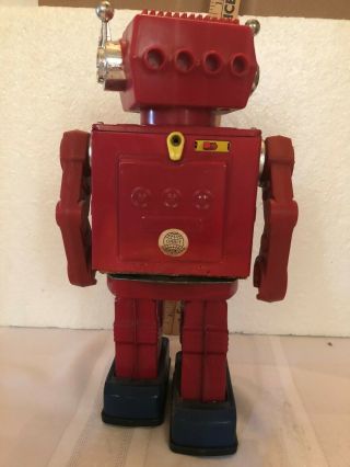 vintage toy robot astronaut great shape 6