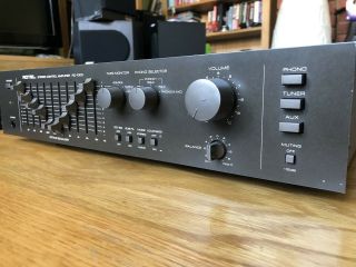 Rare Vintage ROTEL RC - 1000 Control Pre - Amp equalizer with MM & MC phono 3