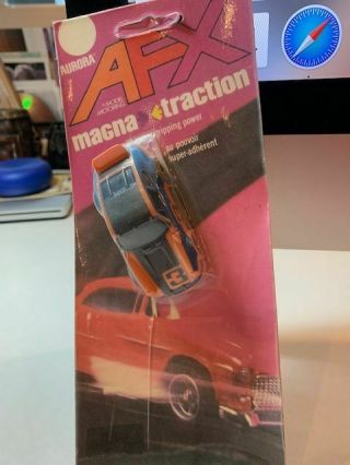 1979 - Vintage Aurora/afx - Porsche Carrera 3 Orange/blue - H O Slot Car