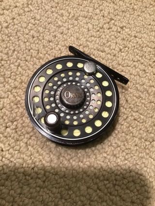 Vtg Orvis Presentation Ii Fly Fishing Reel Non - Exposed Rim Sth W Spare Spool