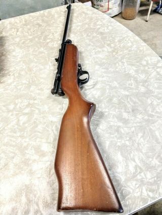 Vintage Crosman " 180 " Pellgun Co2 Rifle,  Usa,  Wood Stock Parts