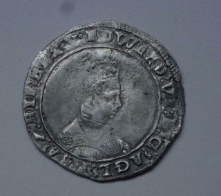 Rare Edward Vi Shillingmint Mark Y See Both Images