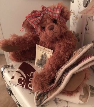 Extremely Rare 2007 Charlie Bears Maisie’s Tags & Dated Toto Bag