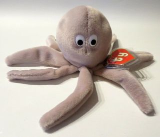 Authenticated Ty Beanie Baby 2nd Gen TAN INKY 