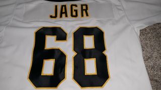 VTG 90 ' s CCM Pittsburgh Penguins Jaromir Jagr Size 52 Stitched Jersey 4