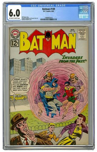 Batman 149 Cgc 6.  0 Vintage Dc Detective Comic Robin Silver Age 12c