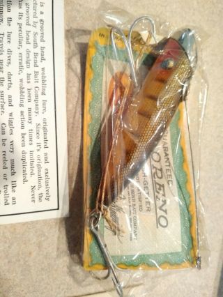 Vintage South Bend Fish - Oreno Lure No.  953 W Box Pristine Pack 3