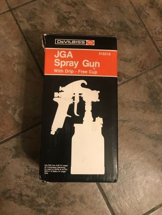 DeVilbiss JGA Spray Gun w/ Drip Cup Vintage 2