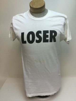 Rare Vintage 1980s Loser Sub Pop T Shirt Rock Xl Concert Tour