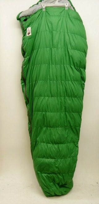 The North Face Classic Vintage Brown Label Down Sleeping Bag Mummy Green