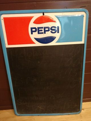 Vintage Pepsi Chalkboard Blackboard Soda Cola