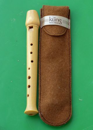 Vintage Küng Kueng Wooden Recorder - Garklein,  Sopranissimo