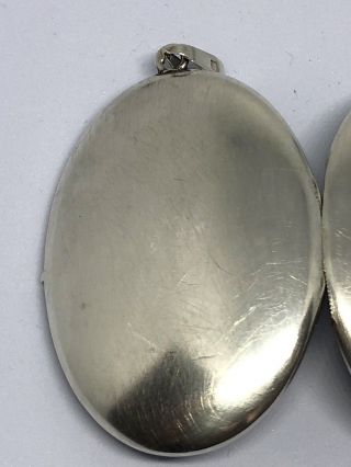 Russian Silver Locket Pendant - Hallmarked - Marked 84 - 1915 / 1917. 5