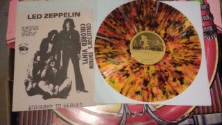 Led Zeppelin: Ultra Rare Splatter Vinyl 1971: Stairway To Heaven Only 200 Made