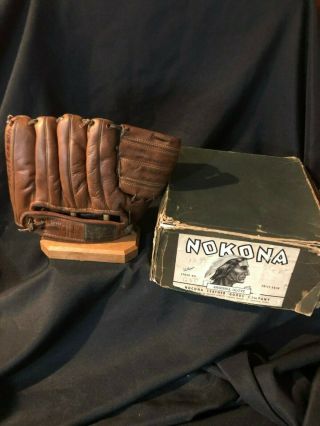 Vintage Nakona G50 Cal Abrams Baseball Glove With Box